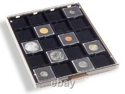 5 Lighthouse Coin Box Stackable Display Drawers for 20 2x2 Square Quadrum Holder