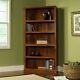 5-Shelf Bookcase Wooden Storage Bookshelf Office Home Display Cabinet Furniture