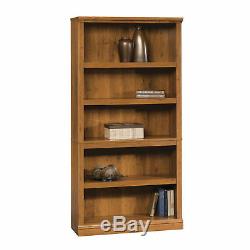 5-Shelf Bookcase Wooden Storage Bookshelf Office Home Display Cabinet Furniture