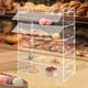 5-Tier Acrylic Display Case Bakery Pastry Countertop Showcase 18.78.4624.4in
