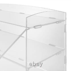 5 Tiers Acrylic Display Case Shelf Dustproof Showcase Holder For Retail Display