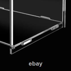 5 Tiers Acrylic Display Case Shelf Dustproof Showcase Holder For Retail Display