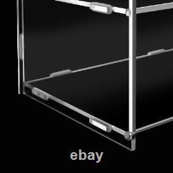 5 Tiers Acrylic Display Case Shelf Dustproof Showcase Holder For Retail Display