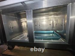 59 Commercial Refrigerated Bakery Display Case Glass Showcase Stainless Steel