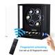 6+6 Automatic Watch Winder Fingerprint Watch Storage Display Case LED/RGB Balck