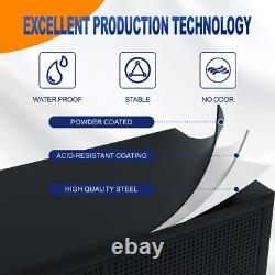 61 in Metal Display Case, Metal Lockers, 4 layers, 3 Adjustable Shelves For Home