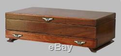 #630 Custom Solid Wood Fountain Pen Storage Display Chest Hand Crafted Pen Box