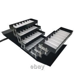 64 Pairs Suitcase Card Black Sunglass Eyeglasses Storage Organizer Display Case