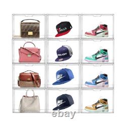 6PCS Acrylic Display Case, Display Cases for Collectibles, Purse Storage Orga