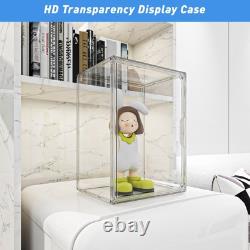 6PCS Acrylic Display Case, Display Cases for Collectibles, Purse Storage Orga
