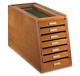7 Drawer Collector's Cabinet Knife Display Case Tool Storage Solid Wood Quality