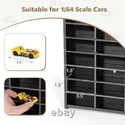 72 Slots Toy Car Storage Display Shelf Model Car Display Case for 1/64 Scale