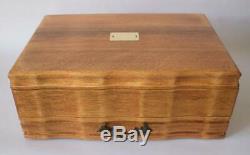 #753 Custom Built Solid Mahogany Fountain Pen Storage Display Chest Hand Crafted