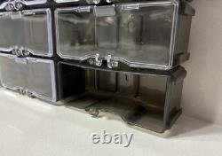 78x Storage Display Boxes For Hot Wheels 1/64 Car Case Stackable (Cars NOT inc)