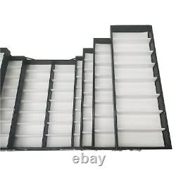 80 Pairs Foldable Eyeglasses Display Case Optical Glasses Storage Organizer