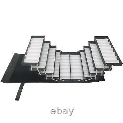 80 Pairs Foldable Eyeglasses Display Case Optical Glasses Storage Organizer
