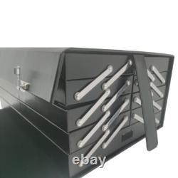 80 Pairs Foldable Eyeglasses Storage Cabinet Display Case with Lock PU Leather