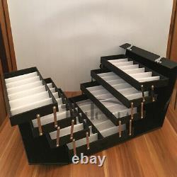 80 Pairs Suitcase Card Eyeglasses Display Case Optical Glass Storage Organizer