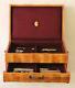 #806 Hand Crafted Fountain Pen Storage Custom Built Solid Mahogany Display Chest