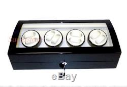 ALG Luxury 8 Automatic Watch Winder Display Case Box 8 + 9 storages