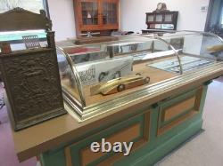 ANTIQUE SHOW CASE CANDY JEWELRY STORE TOBACCO SHOP COLLECTOR DISPLAY Circa 1910