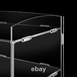 Acrylic 5 Tiers Display Case Shelf Dustproof Showcase Holder for Retail Display