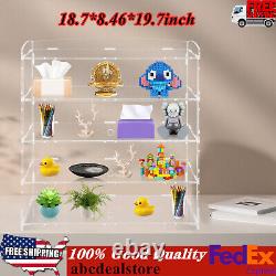 Acrylic Countertop Display Case Storage Shelf Stand Donut Cookie Display Cabinet