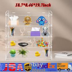 Acrylic Countertop Display Case Storage Shelf Stand Donut Cookie Display Cabinet