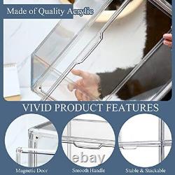 Acrylic Display Case Clear Plastic Purse and Handbag Storage Organizer for