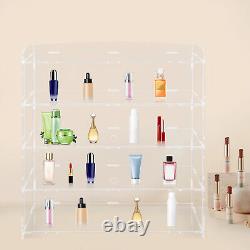 Acrylic Display Case Countertop Bakery Pastry Storage Holder 4 Layers Showcase