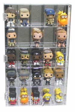 Acrylic Display Case for 3-3/4 Action Figures Funko Pop Vinylmations Storage