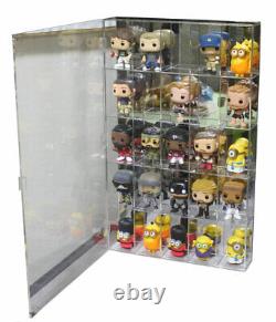 Acrylic Display Case for 3-3/4 Action Figures Funko Pop Vinylmations Storage