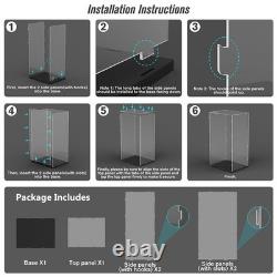 Acrylic Display Case for Large Collectibles 29 inch Tall Clear Acrylic Box f