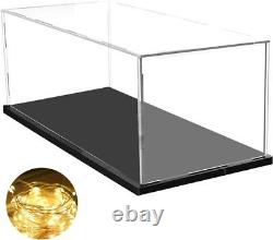 Acrylic Display Case for Large Collectibles, 29 inch Tall Clear Acrylic Box f