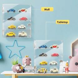 Acrylic Display Case with Lock Secure Storage for Figures, Collectibles & Jewe
