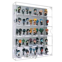 Acrylic Display Case with Mirrored Back 5 Tier Dust-Proof Organizer for Mini F