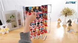 Acrylic Display Case with Mirrored Back 5 Tier Dust-Proof Organizer for Mini F