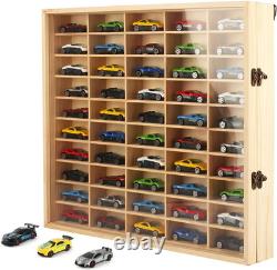 Acrylic Model Car Display Case Wall Mount 1/64 Cars Box Solid Wood Display Store