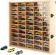 Acrylic Model Car Display Case Wall Mount 1/64 Cars Box Solid Wood Display Store