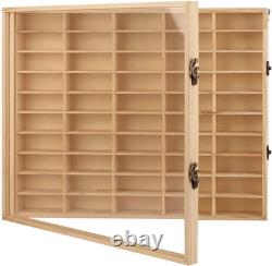 Acrylic Model Car Display Case Wall Mount 1/64 Cars Box Solid Wood Display Store