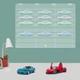 Acrylic Toy Car Display Case Clear Display Box Wall Mounted Toy Display 24 Grids