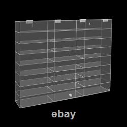 Acrylic Toy Car Display Case Clear Display Box Wall Mounted Toy Display 24 Grids Acrylic Toy Car Display Case Clear Display Box Wall Mounted Toy Display 24 Grids
