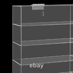 Acrylic Toy Car Display Case Clear Display Box Wall Mounted Toy Display 24 Grids