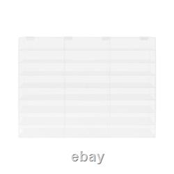 Acrylic Toy Car Display Case Clear Display Box Wall Mounted Toy Display 24 Grids