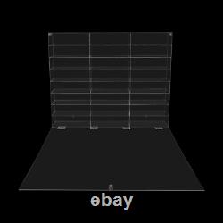Acrylic Toy Car Display Case Clear Display Box Wall Mounted Toy Display Shelf US
