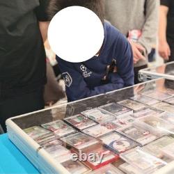 Aluminum Acrylic Clear Top Display Locking Travel Case Trading Coin/Card/Jewelry