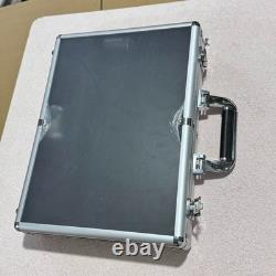 Aluminum Acrylic Clear Top Display Locking Travel Case Trading Coin/Card/Jewelry