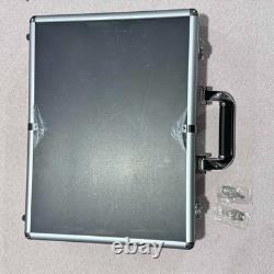 Aluminum Acrylic Clear Top Display Locking Travel Case Trading Coin/Card/Jewelry