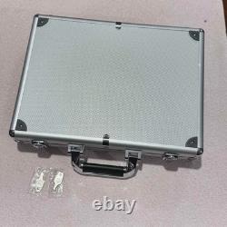 Aluminum Acrylic Clear Top Display Locking Travel Case Trading Coin/Card/Jewelry