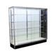Aluminum Framed 70 Inch Tempered Glass Tower Display Showcase with Lock & LED